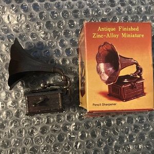 Vintage miniature, zinc alloy pencil sharpener